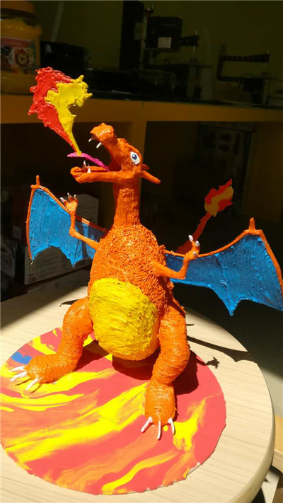智力玩具店|3D神奇废物喷火龙
